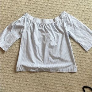 Off the shoulder Madewell top